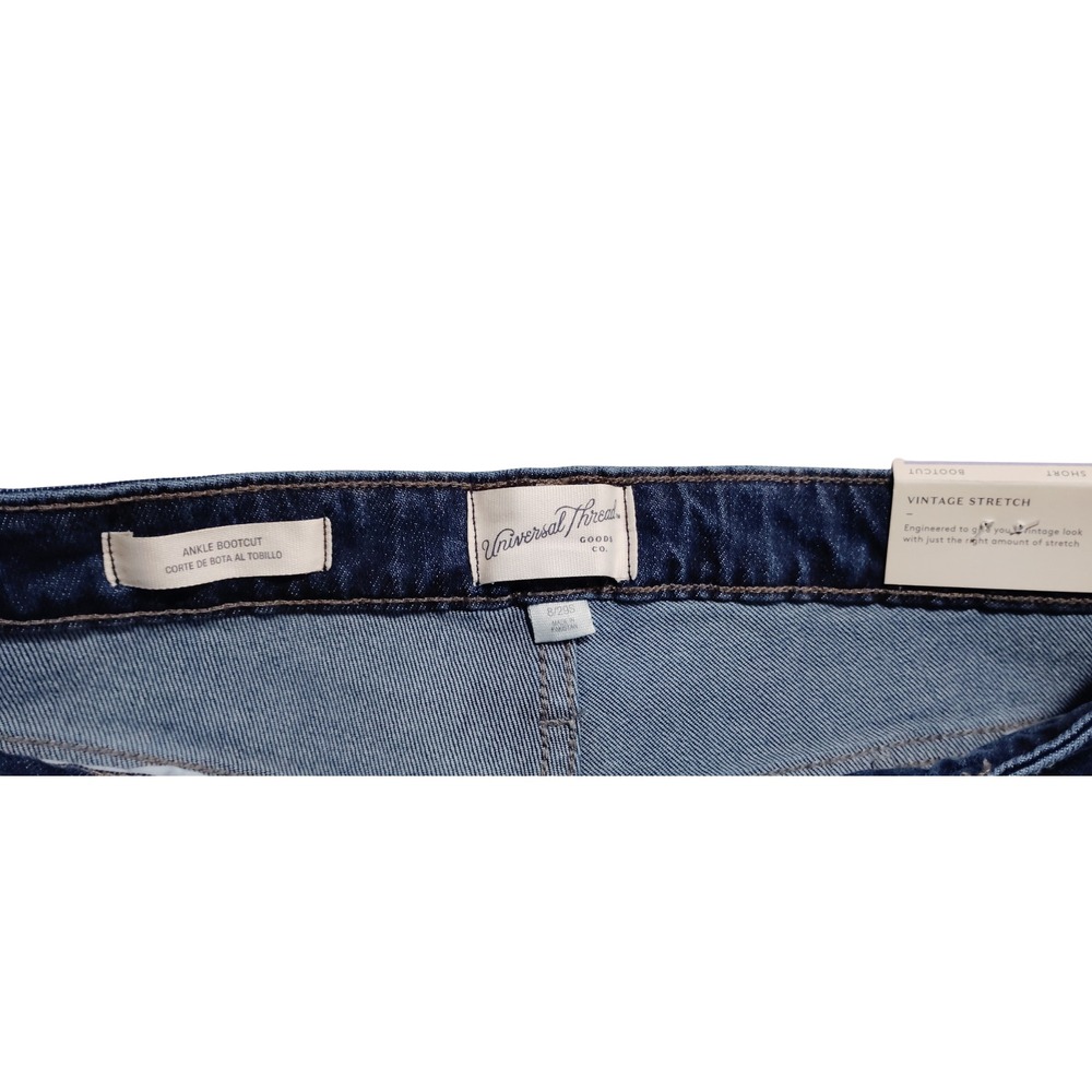 Universal Threads Blue Jeans Ankle Boot Cut Size 8 - Picture 7 of 11